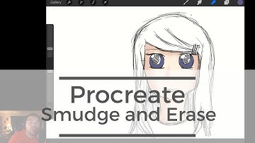 Smudge and Erase in Procreate