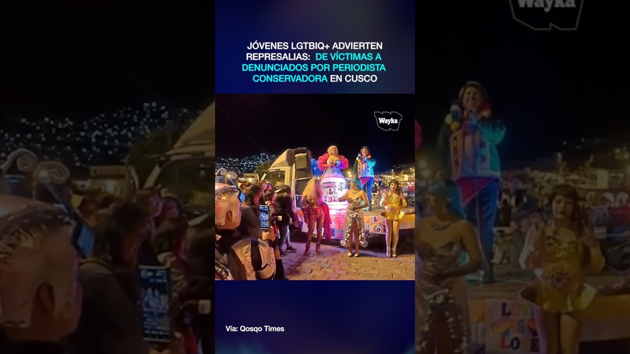 Jóvenes LGTBIQ+ denuncian represalias por parte de periodista conservadora en Cusco