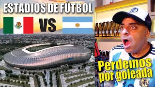 ARGENTINO REACCIONA A ESTADIOS MEXICANOS VS ESTADIOS ARGENTINOS