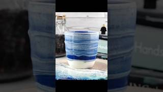 Making a Blue Speckled Mug #pottery @OldForgeCreations