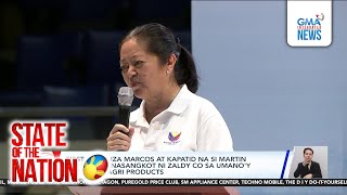 Liza Marcos and her brother in anomalies involving rice and onion importation | SONA