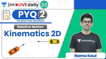 JEE: Kinematics PYQ - 2 | Relative Motion Motion |  Unacademy JEE | IIT JEE Physics | Namo Kaul