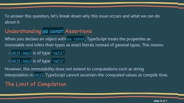 Unlocking TypeScript: How to Get Const Asserted Values from an Object