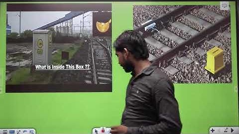 Axle counter of track/junction box/ circuit box in hindi