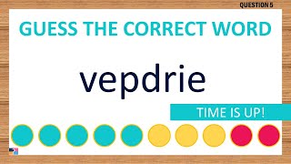 [Scrambled Word Game] Can You Unscramble These Words? 7 Letters