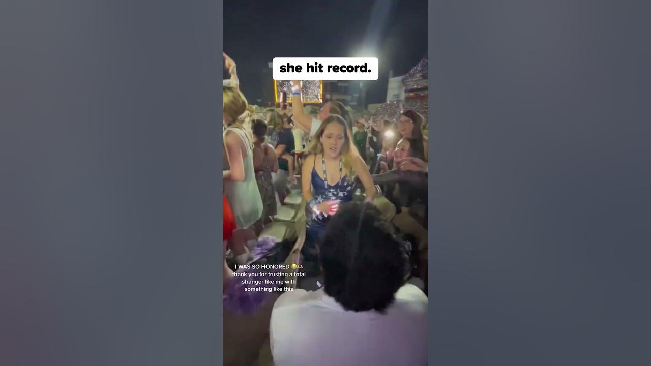 Stranger Records Surprise Proposal at Taylor Swift Concert! 😱