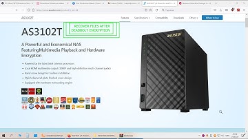 RECOVER FILES AFTER DEADBOLT ENCRYPTION ON ASUSTOR NAS