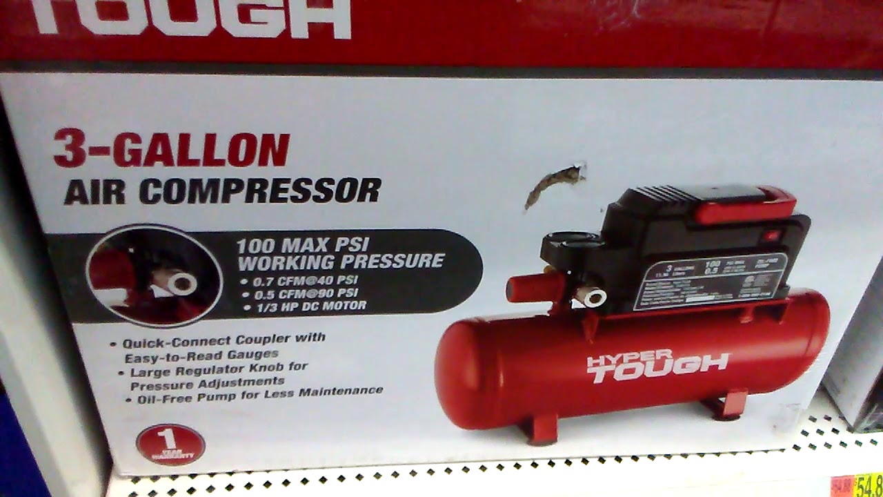 Hyper Tough 3-gallon Air Compressor User Manual