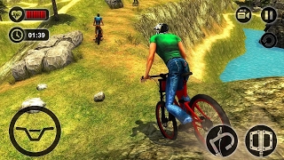 Uphill Offroad Bicycle Rider