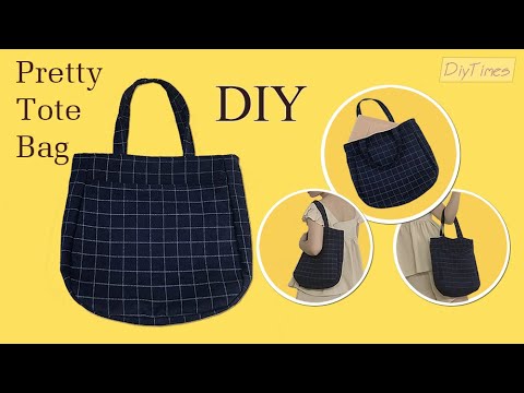 Hướng dẫn may túi xách Tote | DIY Pretty Tote Bag [DiyTimes]