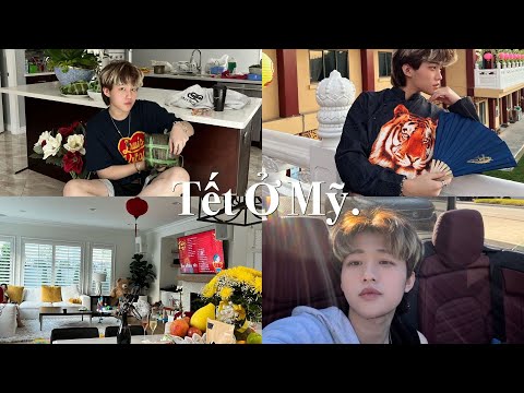 Vlog #1. Ăn Tết Ở Mỹ - Nấu bánh chưng - Đốt Pháo - Shopping - Ngắm Bình Minh.