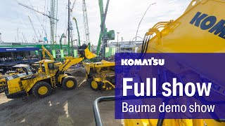 Full Demoshow  Komatsu at bauma 2022