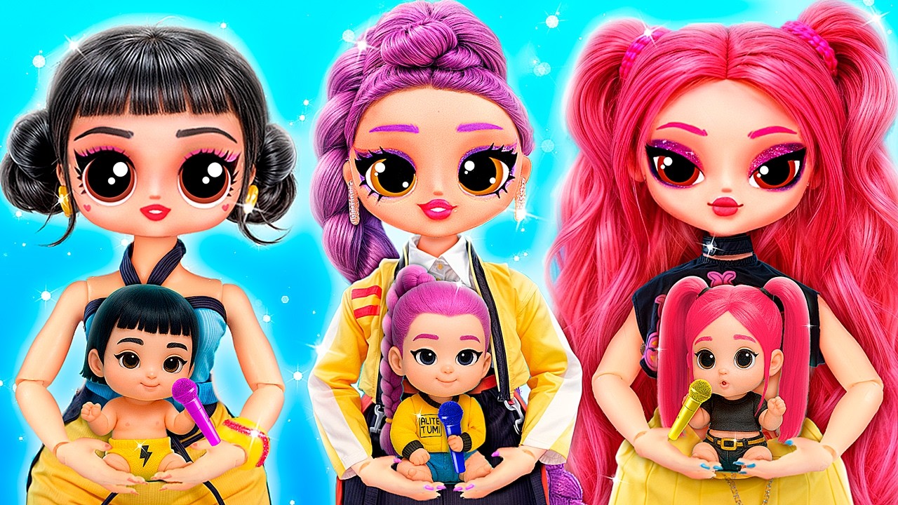 Кейпоп - Охотницы на Демонов стали Мамами! Идеи для кукол ЛОЛ