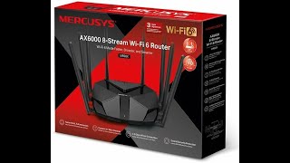Купил Wi-Fi роутер MERCUSYS MR90X черный (MR90X)