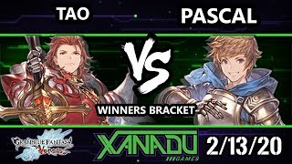 F 341 Gbfv - Tao Percival Vs. Pascal Gran Granblue Fantasy Versus Winners Round 2