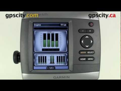 The Dashboard Screens in the Garmin GPSMap 421S Marine Sounder with GPS City