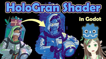 2D Hologram Shader in Godot