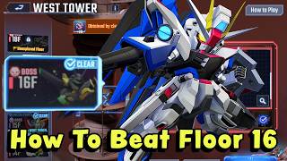 How to Beat Floor 16 of Generation Tower West Tower (SD G Generation Eternal)
