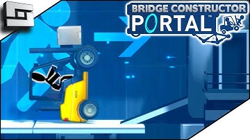 No! No! No! YES! BRIDGE CONSTRUCTOR PORTAL! Level 44,45,46,47,48
