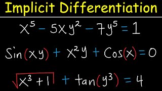 Implicit Differentiation Explained — Trig Functions, Product Rule & Chain Rule