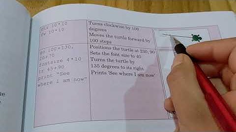 CLASS 3RD WRITING AND CALCULATION IN KTURTLE (part 2nd)