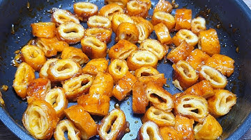 Món Chay Ngon - Cách làm Mì Căn Khìa Nước Dừa còn gọi là Ruột Heo Chay Khìa Nước Dừa