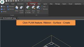 CADMATE 2021 - 3D PLANESURF
