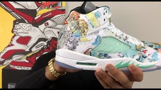 UNBOXING The AIR JORDAN 5 WINGS In A CRAZY SIZE + GLOW TEST!!