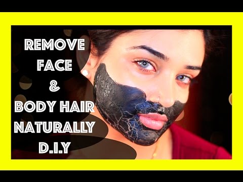 Charcoal mask to remove hair