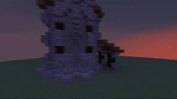 Minecraft How To Build a Medieval Windmill v2 - Minecraft Tutorial