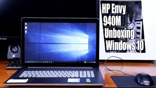 HP Envy 2015 - GeForce 940M Windows 10 - Unboxing
