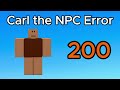 Carl the NPC Error 20 (Season 1 Finale) BAD ENDING | Carl the NPC Error Series #error #npc #roblox
