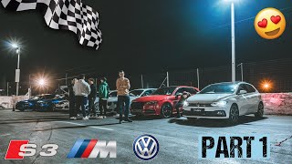 CarMeet with the POLO GTI, Convoy to The Raceway! Race Night! | Part 1