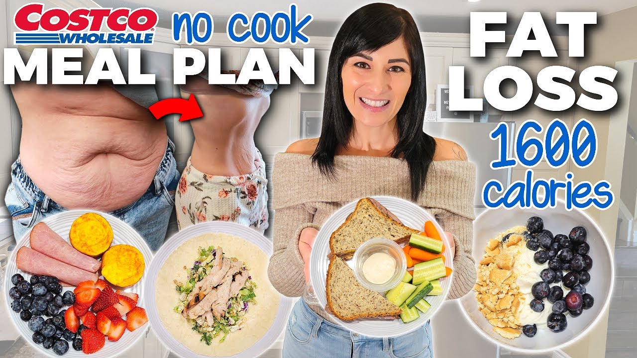 I Lost Weight FAST with This 1600 Calorie Meal Plan from Costco (NO COOK HIGH PROTEIN)