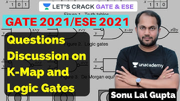 L2: Questions Discussion on K-Map and Logic Gates | GATE 2021, ESE 2021 | Sonu Lal Gupta