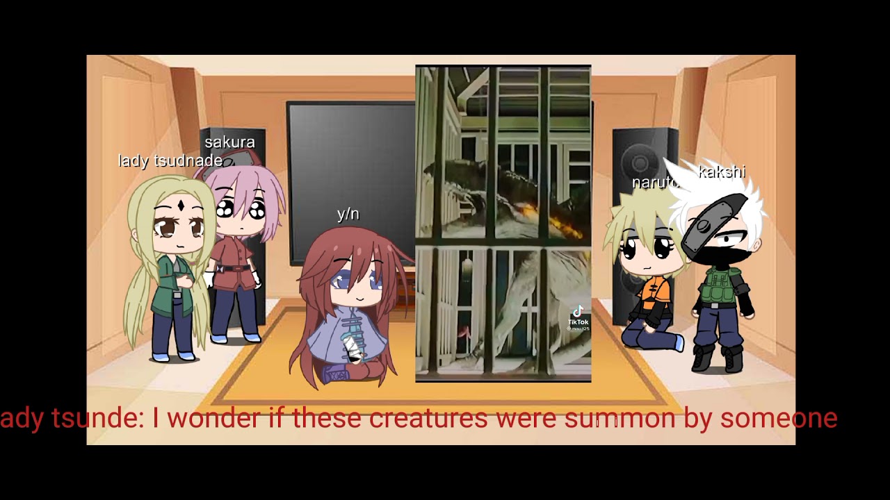 Naruto react to Jurassic park/world