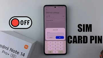 How To Disable SIM Card Lock On Redmi Note 14 / 14 Pro+ (Disable SIM PIN)