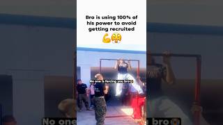 The Marine recruiter was NOT ready for this 😤💪