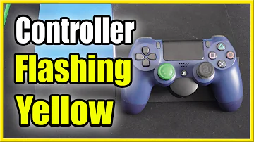 How to Fix Flashing Yellow Light on PS4 Controller (Charging, but won't Connect)