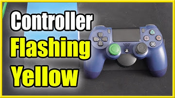 How to Fix Flashing Yellow Light on PS4 Controller (Charging, but won