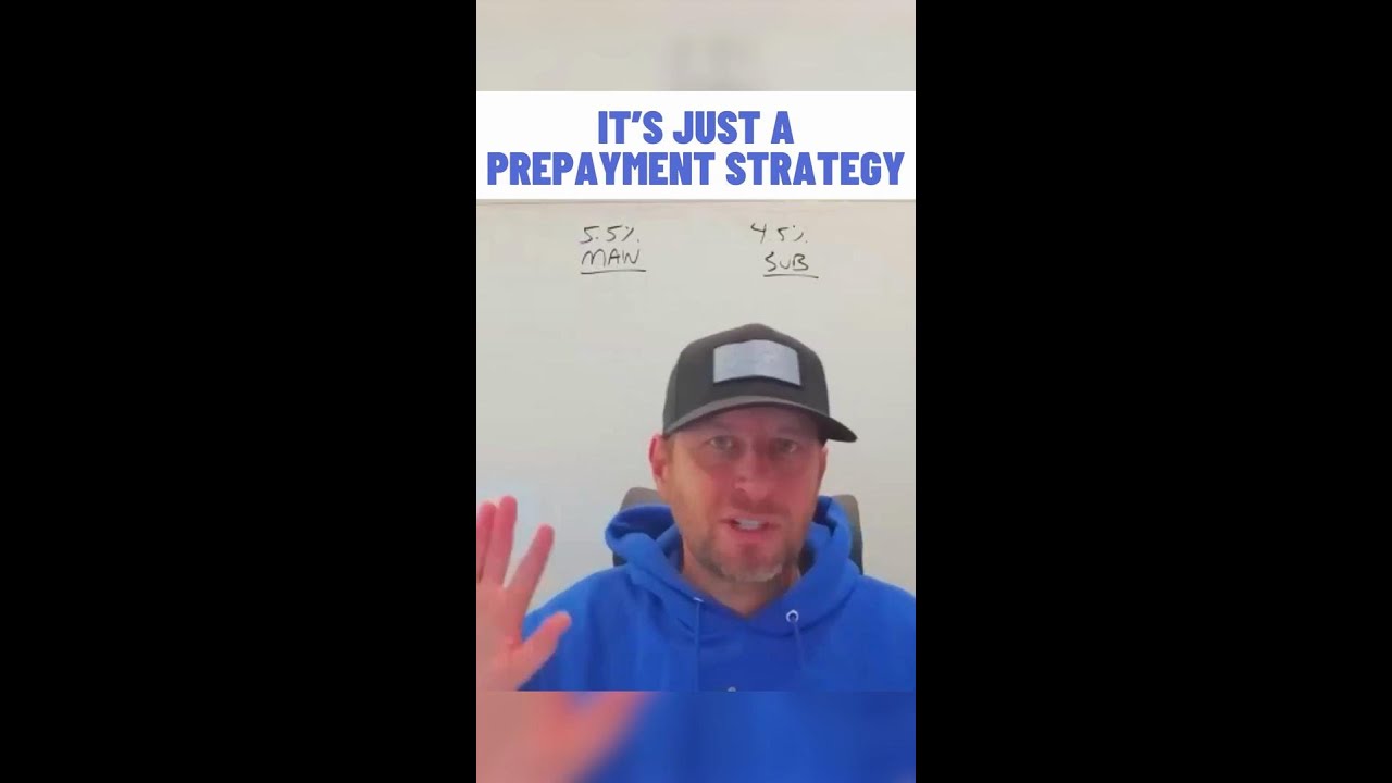 It’s Just a Prepayment Strategy