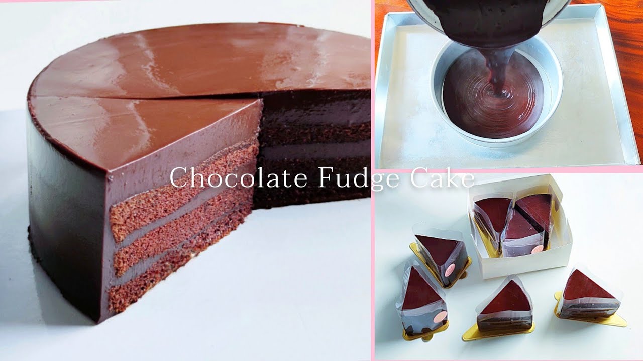 เค้กช็อกโกแลตหน้านิ่ม Chocolate Fudge Cake สปันจ์ช็อกโกแลตเนื้อนุ่มละลายในปาก ราดซอสช็อกโกแลตเข้มข้น
