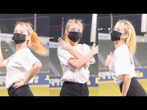 kt위즈 김한슬 치어리더 공연 bad little thing 220916 4k 60fps