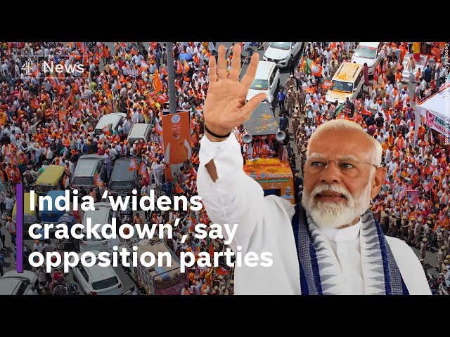 India election: opposition accuses government of ‘crackdown’ as voting begins