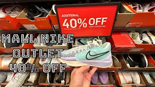MALL NIKE OUTLET PRICE WITH 40% OFF ENTIRE SHOE COLLECTION.