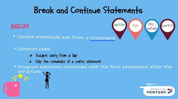 Break, Continue and Goto Statement