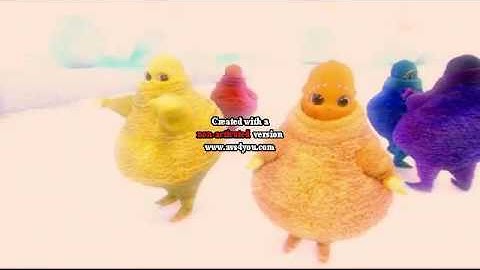 The Boohbahs Exercising In Episode 3 (With Color Exchanges)