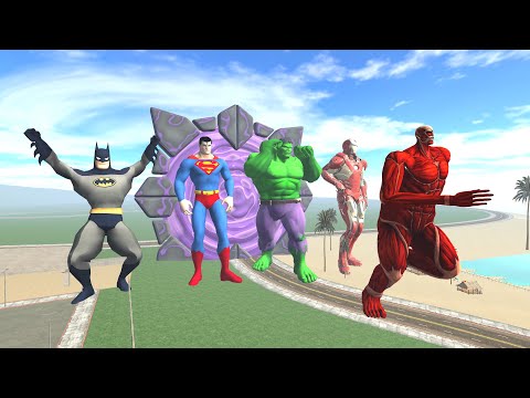 Franklin Becomes Avengers Superheroes to Fight Giant Titan - INDIAN BIKES DRIVING 3D