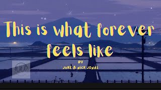 This Is What Forever Feels Like  Jvke U0026 Nick Jonas  S  