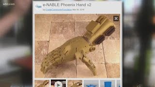 Knoxville middle schoolers 3D print prosthetic hands